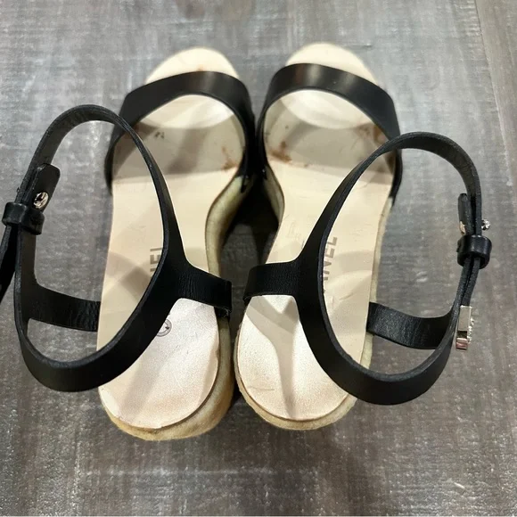 Chanel Black Women's Sandals - Picture 6 of 9